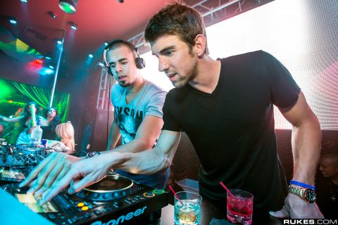 Afrojack x Michael Phelps and Bobby Burns @ Surrender Nightclub (Las Vegas, NV) - September 1, 2012