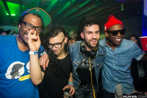 Skrillex, A-Trak, Nero and Alvin Risk @ The Church - August 4, 2012